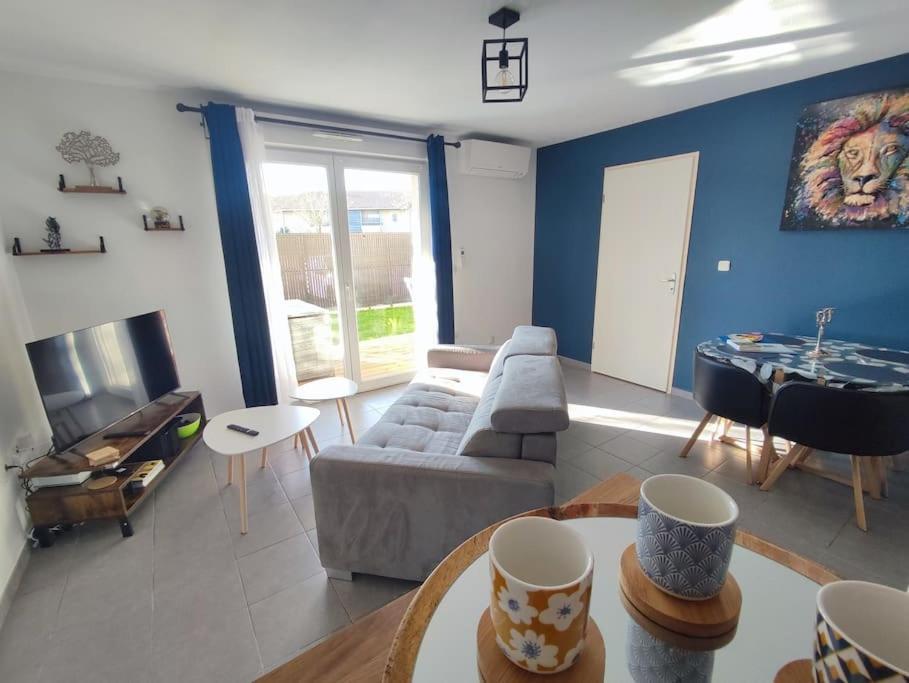 Appartement T2 Avec Jardin Proche Aeroport, Airbus, Meet à Daux Extérieur photo